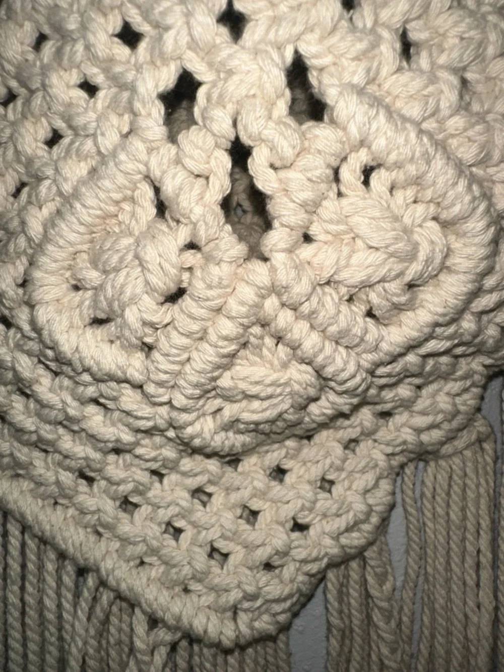 Handmade Macrame Wall Hanging - Natural Beige